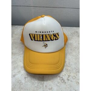 Minnesota Vikings Gold NFL Football Training Camp Snapback Trucker Hat‎